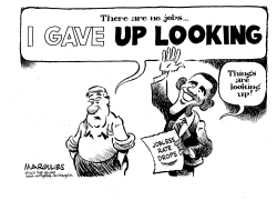 JOBLESS RATE DROPS by Jimmy Margulies