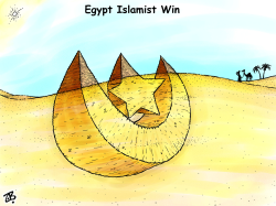 EGYPT ISLAMIST WIN by Emad Hajjaj