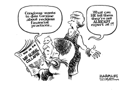 CORZINE CONGRESSIONAL APPEARANCE  by Jimmy Margulies