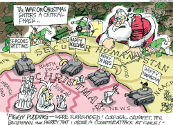 WAR ON CHRISTMAS  by Pat Bagley