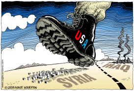  ABOUT TO STOMP SYRIA by Monte Wolverton