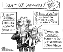 GUIDE TO GOP GOVERNANCE by Adam Zyglis