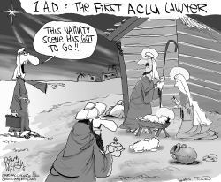 MERRY CHRISTMAS ACLU by Gary McCoy