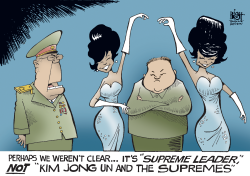 KIM JONG UN AND THE SUPREMES,  by Randy Bish