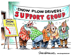 LOW SNOW TOTALS by Dave Granlund