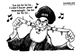 IRAN DEFIANT ON NUKES by Jimmy Margulies