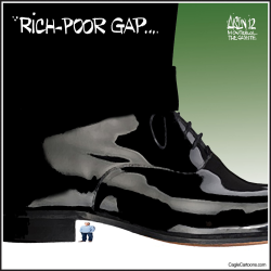 RICH-POOR GAP by Terry Mosher