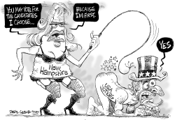 NEW HAMPSHIRE IS FIRST by Daryl Cagle