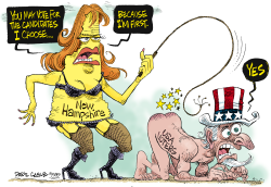 NEW HAMPSHIRE IS FIRST  by Daryl Cagle