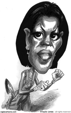 MICHELLE OBAMA GUARDS HER TURF by Taylor Jones