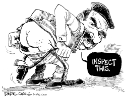 SADDAM INSPECT THIS by Daryl Cagle
