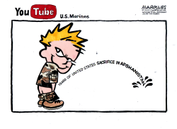 MARINES URINATING ON TALIBAN COLOR by Jimmy Margulies