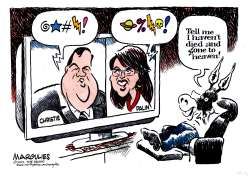 CHRISTIE AND PALIN by Jimmy Margulies