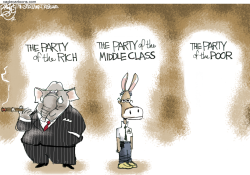 TWO PARTY SYSTEM by Pat Bagley