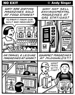 SUPERMARKET MAGAZINES by Andy Singer