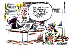 HEALTHIER SCHOOL LUNCHES by Jimmy Margulies