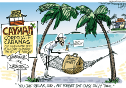 CLASS WARFARE TAKES A HOLIDAY by Pat Bagley