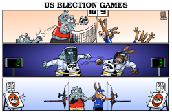 ELECTION GAMES - CHINA BASHING by Luojie