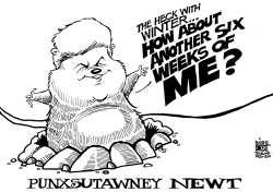 PUNXSY NEWT, B/W by Randy Bish