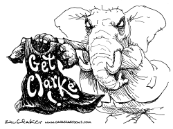 GET CLARKE by Sandy Huffaker