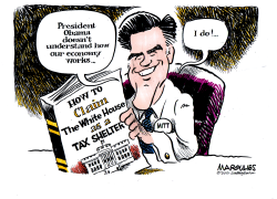ROMNEY TAX SHELTER  by Jimmy Margulies
