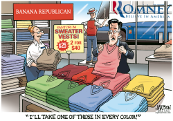 ROMNEY INVESTS IN SWEATER VESTS- by R.J. Matson