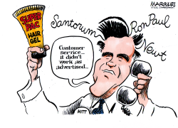 ROMNEY STUMBLES  by Jimmy Margulies