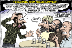HOMECOMING FROM ABU GHRAIB  by Monte Wolverton