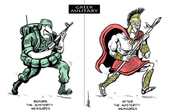 THE GREEK ARMY  by Manny Francisco