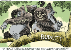BUDGET OF THE APES  by Pat Bagley