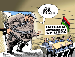 JOB FOR LIBYAN FIGHTERS by Paresh Nath