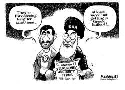 IRAN SANCTIONS AND GREEK BAILOUT by Jimmy Margulies