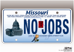 LOCAL MO-SHOW ME THE SPECIALTY LICENSE PLATES- by R.J. Matson