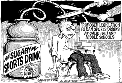 LOCAL-CA SUGARY SPORTS DRINK BAN by Monte Wolverton