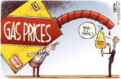 Gas Prices Explode  by Rick McKee