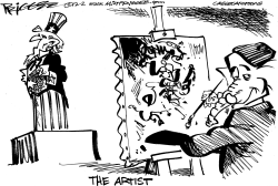 THE ARTIST by Milt Priggee