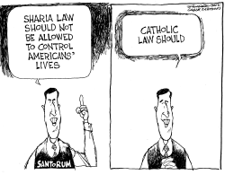 SHARIA LAW by Bill Schorr