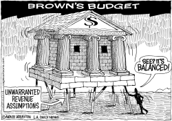 LOCAL-CA BROWNS BALANCED BUDGET by Monte Wolverton