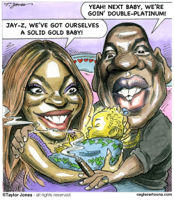 BEYONCE AND BABY GO PUBLIC -  by Taylor Jones