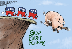 GOP FRONT RUNNER by Jeff Darcy