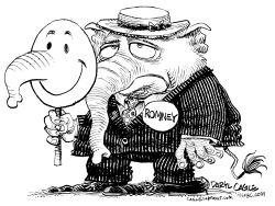 GOP HAPPY FACE by Daryl Cagle