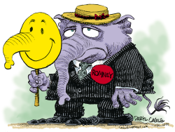 GOP HAPPY FACE  by Daryl Cagle