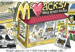 BEEF WITH RED MEAT  by Pat Bagley