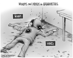 AFGHAN HEARTS AND MINDS BW by John Cole