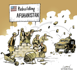 HOSTILITY IS GROWING IN AFGHANISTAN by Patrick Chappatte