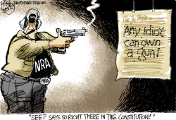 TARGETING THE SECOND AMENDMENT by Pat Bagley