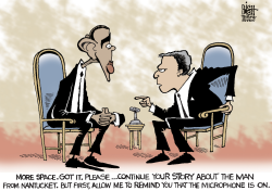OBAMA AND OPEN MICROPHONES,  by Randy Bish