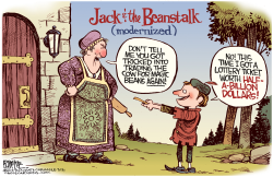JACK AND THE LOTTERY TICKET by Rick McKee