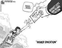 HIGHER EDUCATION HIGHER TUITION by Jeff Parker