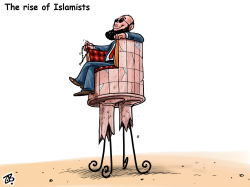 THE RISE OF ISLAMISTS by Emad Hajjaj